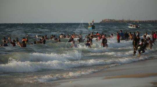 شاطئ بحر مدينة غزة (3).JPG
