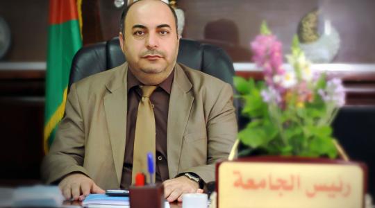 الدكتور عدنان الحجار رئيس جامعة الاسراء في غزة