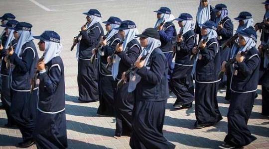 شرطيات في وزارة الداخلية بغزة (ارشيف)