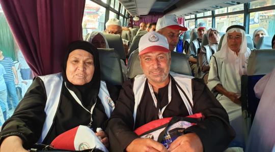 حجاج غزة يغادرون قطاع غزة للديار الحجازية عبر معبر رفح