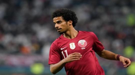 لاعب قطر اكرم عفيف