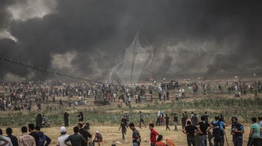 مواجهات جمعة عمال فلسطين