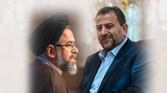 العاروري يلتقي وزير الأمن الإيراني
