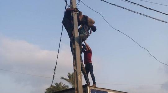 كهرباء غزة تحذر من خطورة التعديات على الشبكات