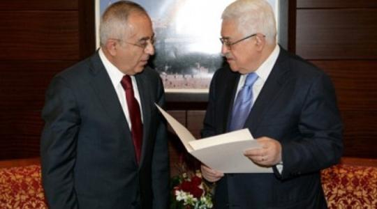 الرئيس عباس يلتقي فياض بشكل مفاجئ