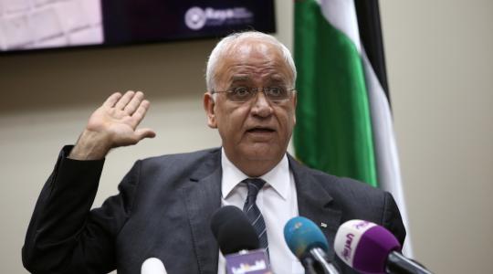  صائب عريقات امين سر اللجنة التنفيذية لمنظمة التحرير الفلسطينية
