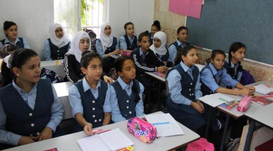 طالبات في مدارس "الاونروا" في القدس