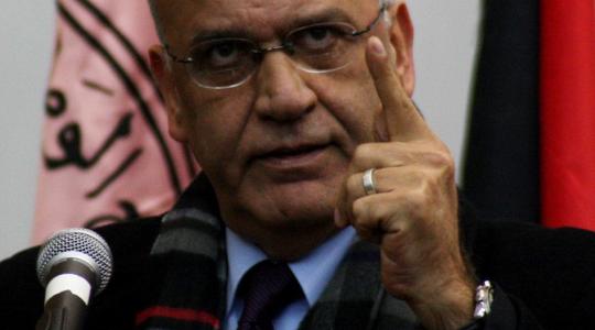 الدكتور صائب عريقات مسؤول دائرة المفاوضات في منظمة التحرير 3