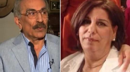 امل منصور وزوجها خيري منصور