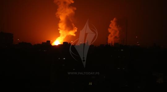 قصف طائرات الاحتلال قطاع غزة