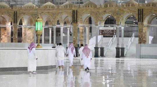 هطول الامطار في مكة المكرمة