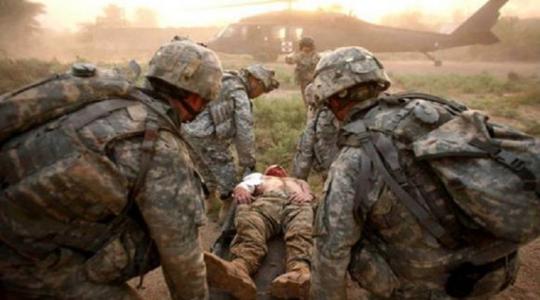 اصابة جندي امريكي