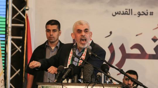 يحيى السنوار ‫رئيس حركة حماس في غزة
