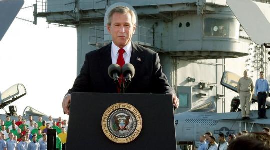 الرئيس الامريكي الاسبق جورج بوش