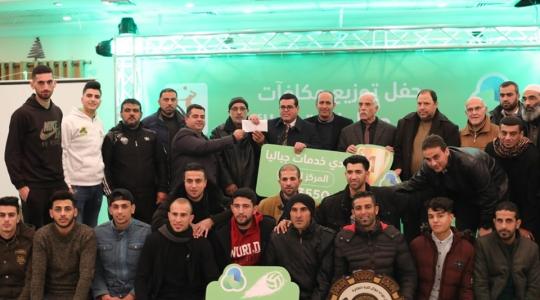 اختتام دوري جوال لكرة الطائرة في غزة