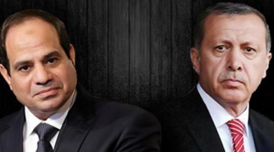 الرئيس المصري عبد الفتاح السيسي والرئيس التركي رجب طيب أردوغان