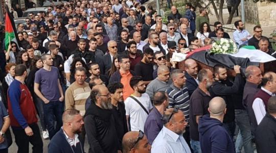 صورة من جنازة ريم بنا