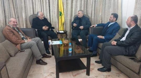 الجهاد الاسلامي تلتقي حزب الله