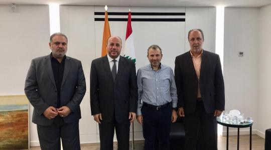 ممثل حماس في لبنان يزور رئيس التيار الوطني الحر 