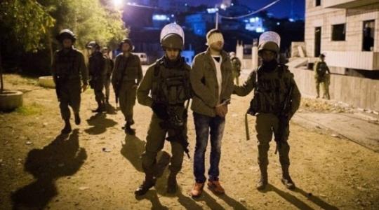 قوات الاحتلال تعتقل عددًا من المواطنين في القدس وجنين