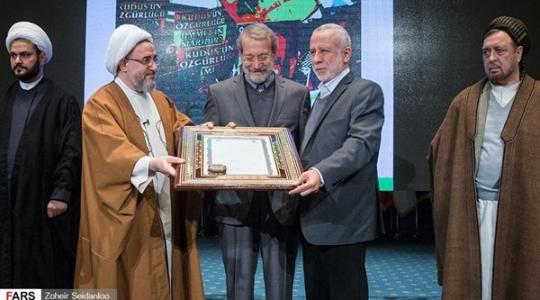 عضو المكتب السياسي لحركة الجهاد الإسلامي في فلسطين د. محمد الهندي خلال مشاركته في مؤتمر الوحد الإسلامية