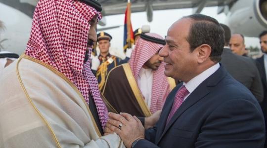 الرئيس المصري عبد الفتاح السيسي وولي العهد السعودي محمد بن سلمان