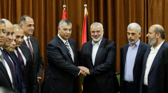 وفد حماس يلتقي بالمخابرات المصرية