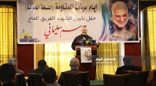 الفصائل الفلسطينية تؤكد على مواصلة دربها للقائد سليماني