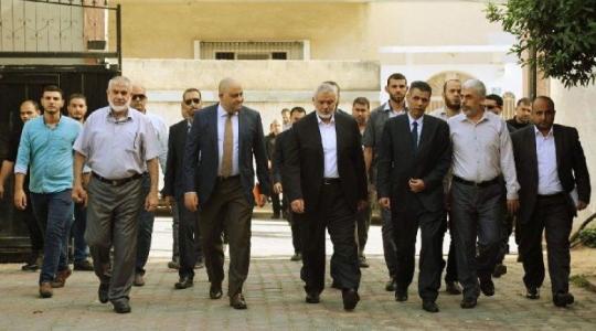 وفد المخابرات المصرية وقيادة حركة حماس