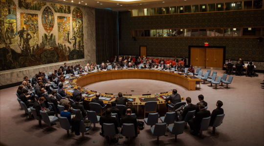مجلس الامن الدولي يناقش الأزمة الانسانية في غزة