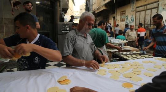 حلوى القطايف في شهر رمضان المبارك