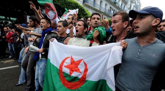 مظاهرات في الجزائر -غوغل-