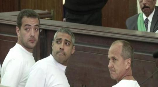 صحافيو الجزيرة المعتقلون في مصر