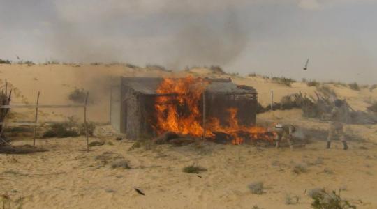 تفجير منزل في سيناء