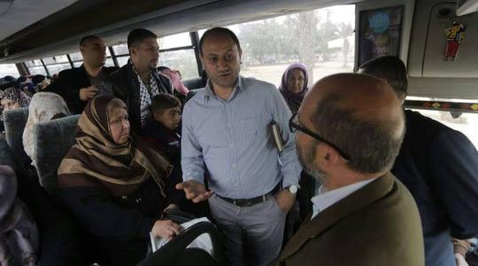 وفد الأمم المتحدة في معبر رفح