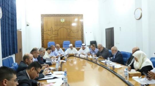 اجتماع للجنة الإدارية في المجلس التشريعي بغزة