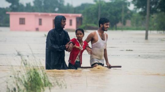 الأمطار الغزيرة توقع نحو 70 قتيلا في الهند والنيبال
