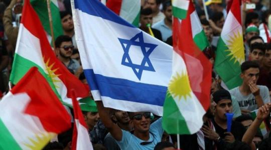 رفع العلم "الاسرائيلي" في أربيل شمال العراق