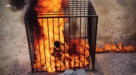 على طريقة الكساسبة.. داعش تحرق خمسين عراقياً