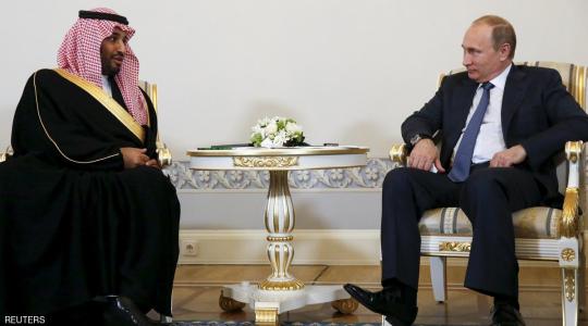 ولي العهد السعودي وزير الدفاع السعودي يلتقي بوتين
