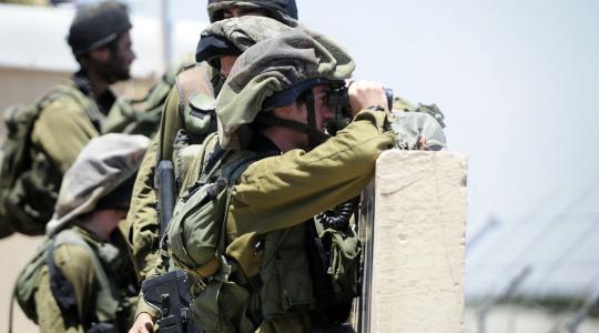 جنود إسرائيليون يتدربون على القنص