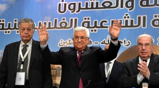 محمود عباس في المجلس الوطني