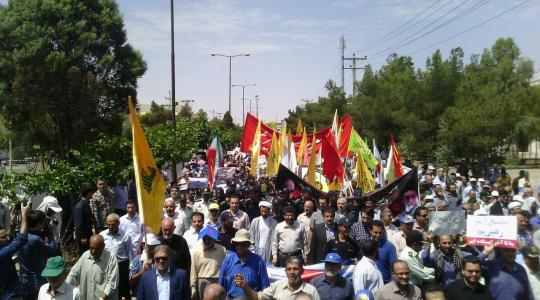من مسيرات يوم القدس العالمي في ايران 