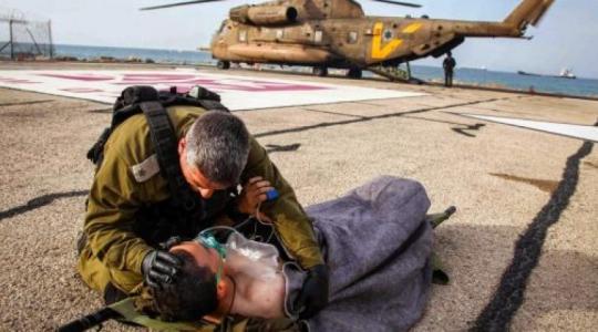 جندي إسرائيلي مصاب جراء استهدافه في الحرب على غزة