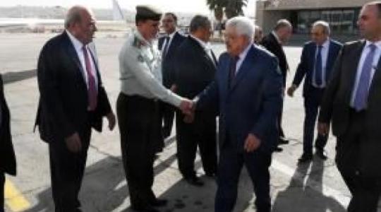 الرئيس الفلسطيني يستقبل قائد الامن اللبناني