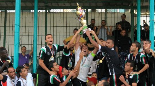 تتويج الشجاعية بلقب كأس غزة