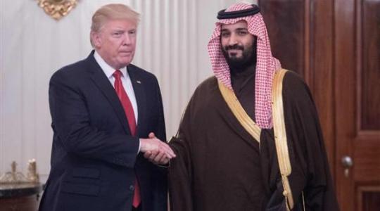 ولي العهد السعودي محمد بن سلمان والرئيس الامريكي دونالد ترامب