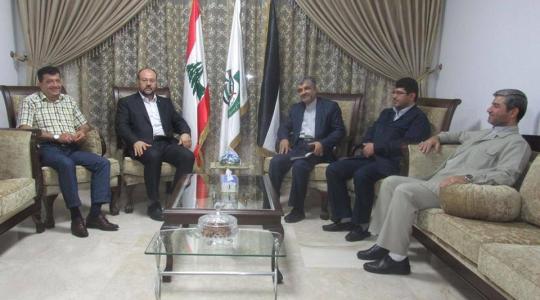 ممثل حماس يستقبل وفداً من إيران في لبنان