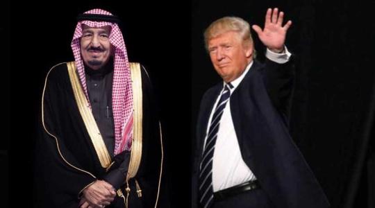 ترامب والملك السعودي