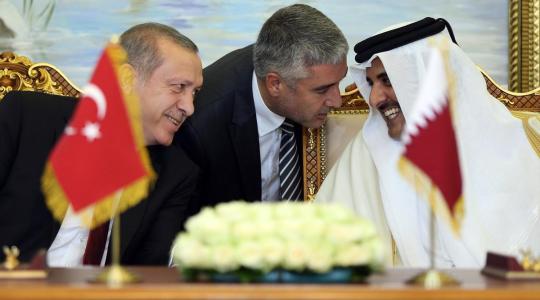 الرئيس التركي والأمير القطري